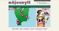 Desktop Screenshot of nojesnytt.se